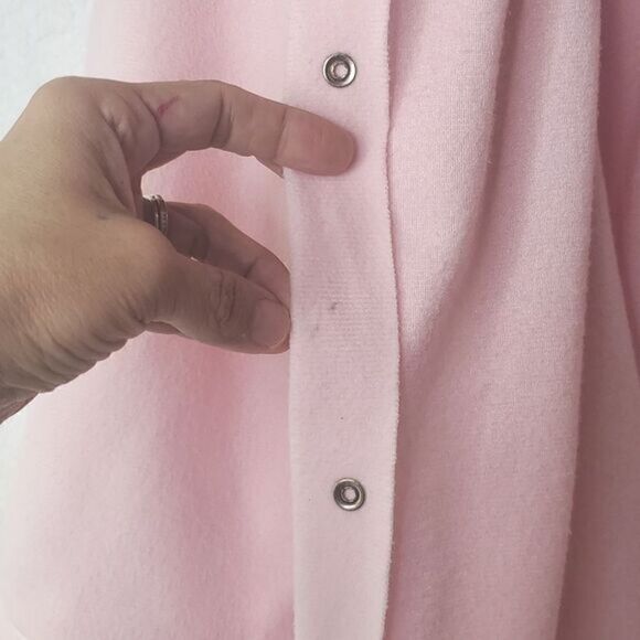 Vintage Homebodies By Leisure Life Vintage Pink Fleece House Dress Size 3X - Picture 13 of 17